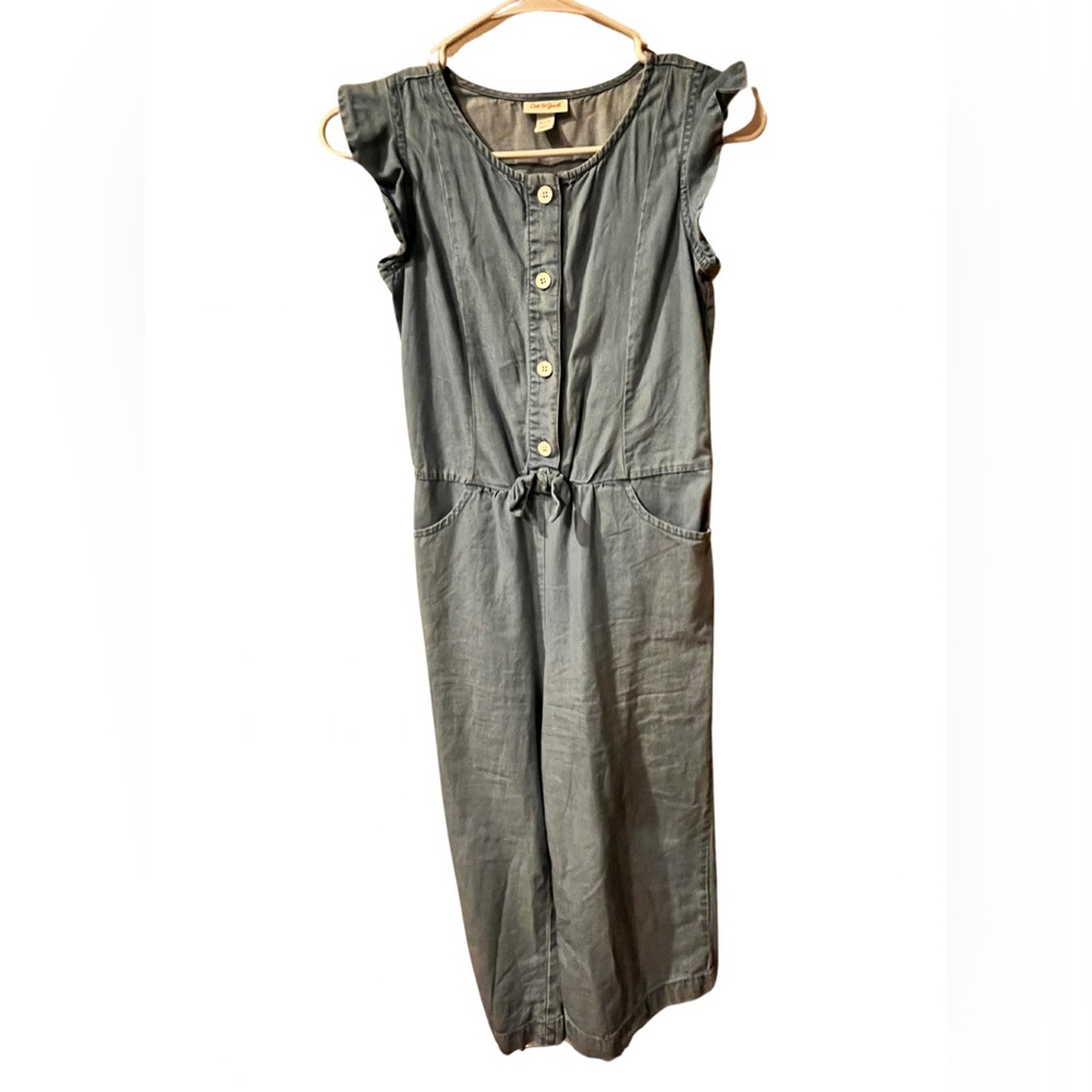 Girls size M - denim romper